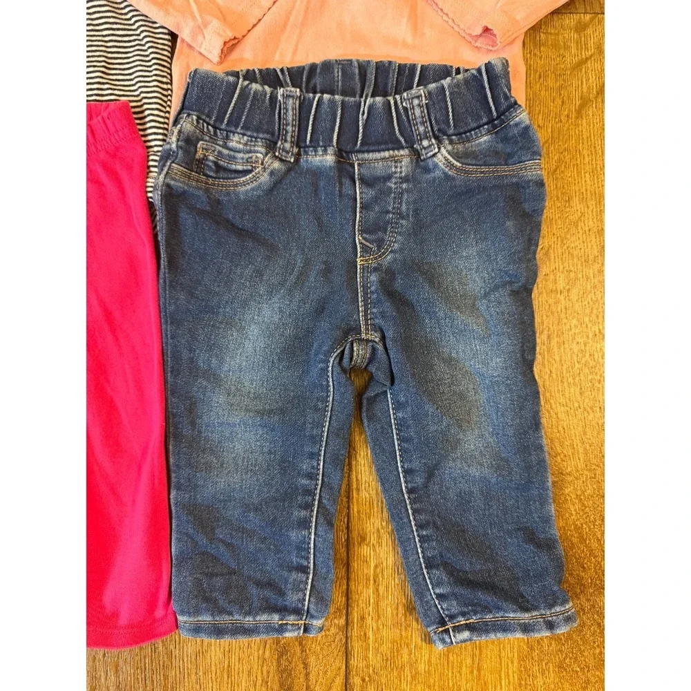 Baby Girl‎ 9 6-12 Months Outfits Long Sleeved Bodysuits Shirts Pants Clothes Lot